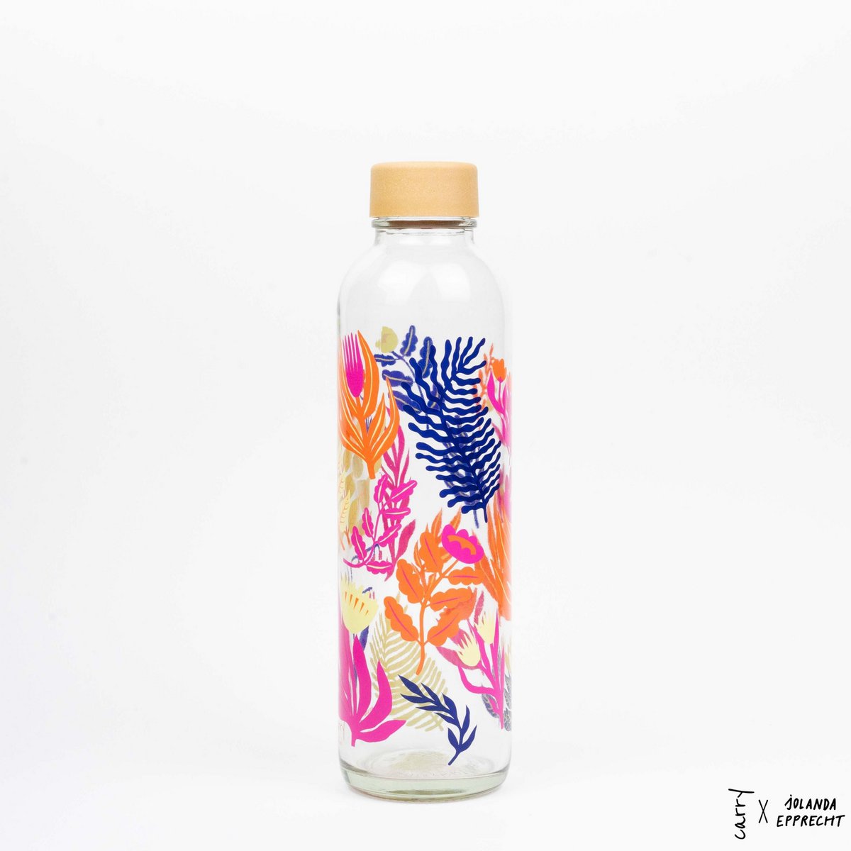 Drinkfles Botanic Garden van opzij