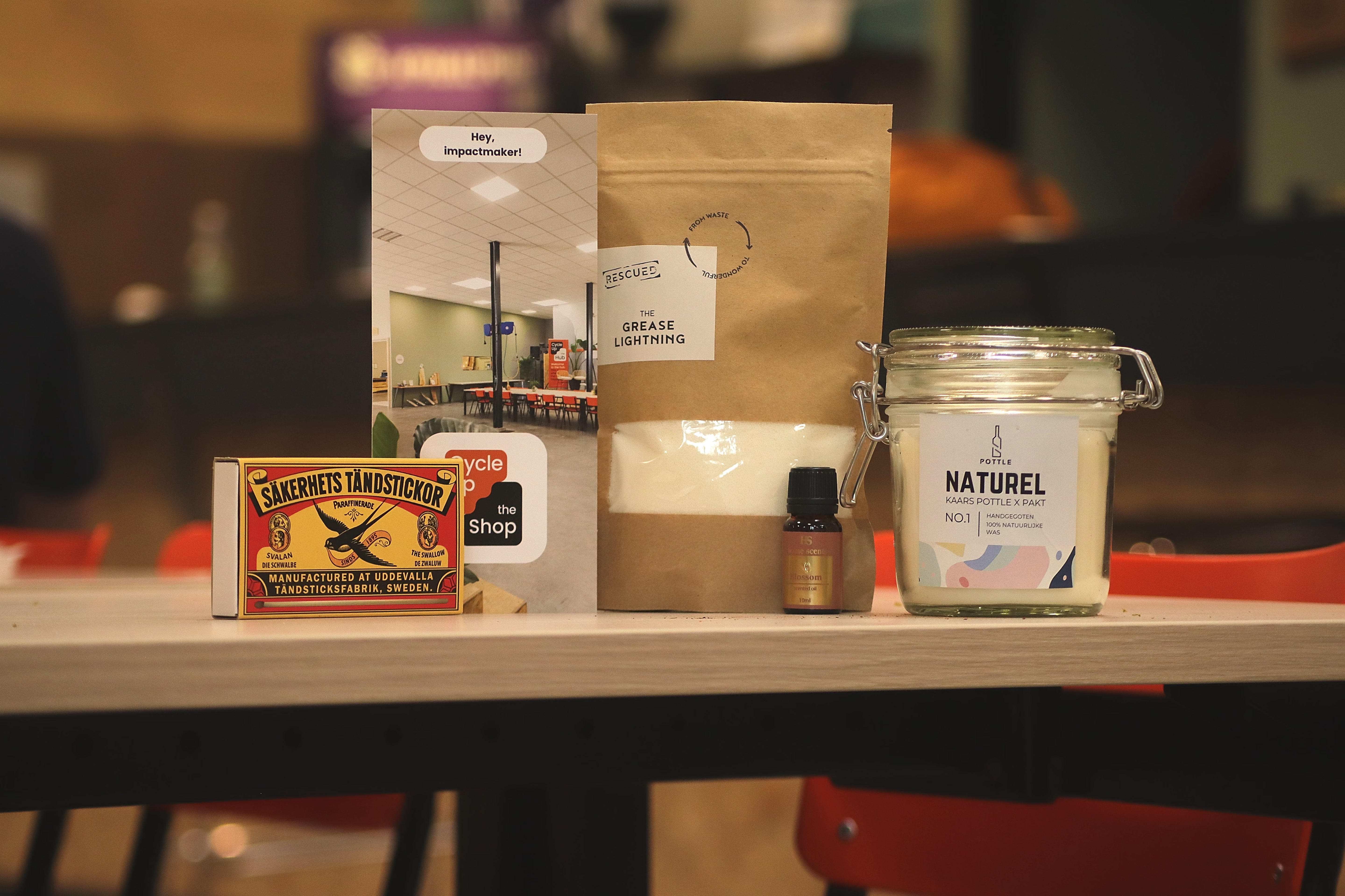 Een mooi duurzaam pakket, ideaal om weg te geven op secretaressedag