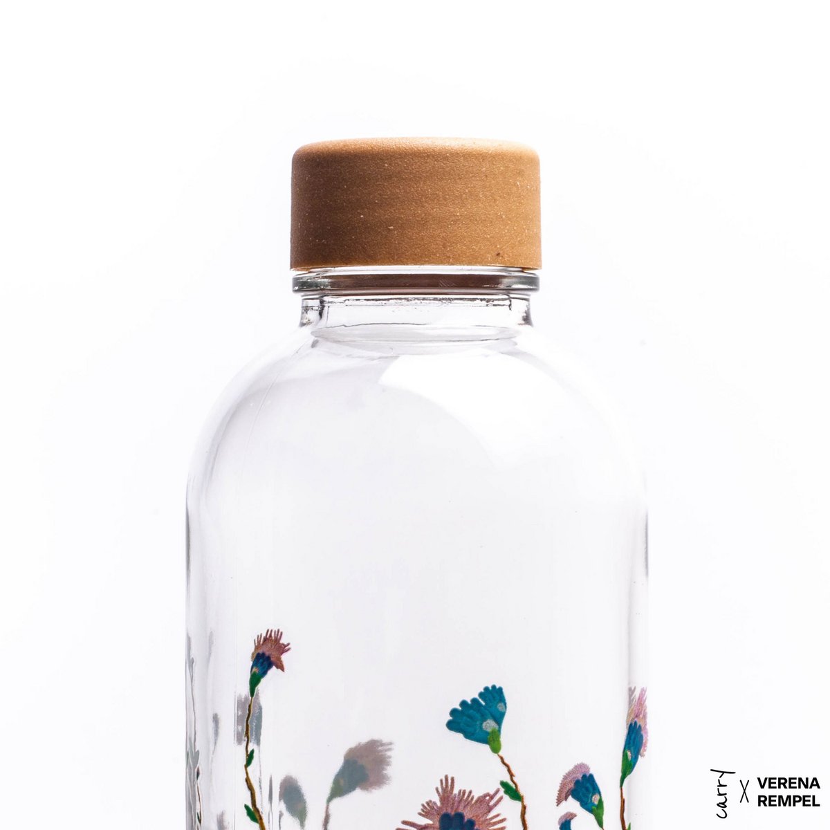 Bovenkant van de drinkfles Hanami met de schroefdop