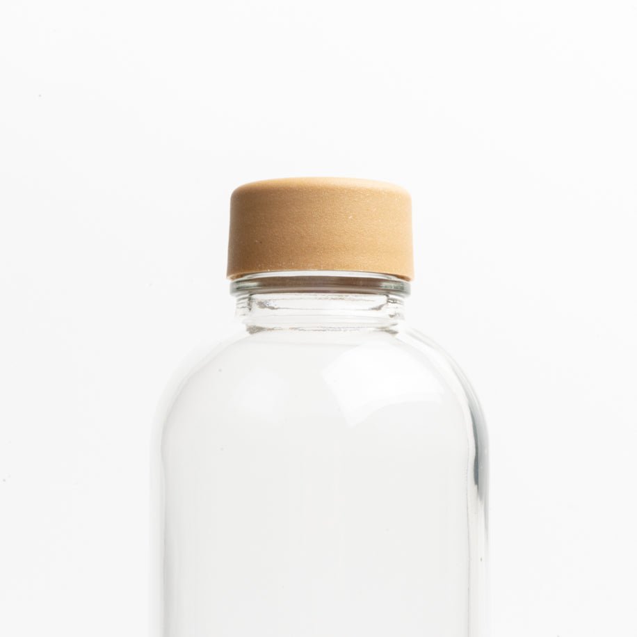 Bovenkant van de drinkfles Pure met de schroefdop