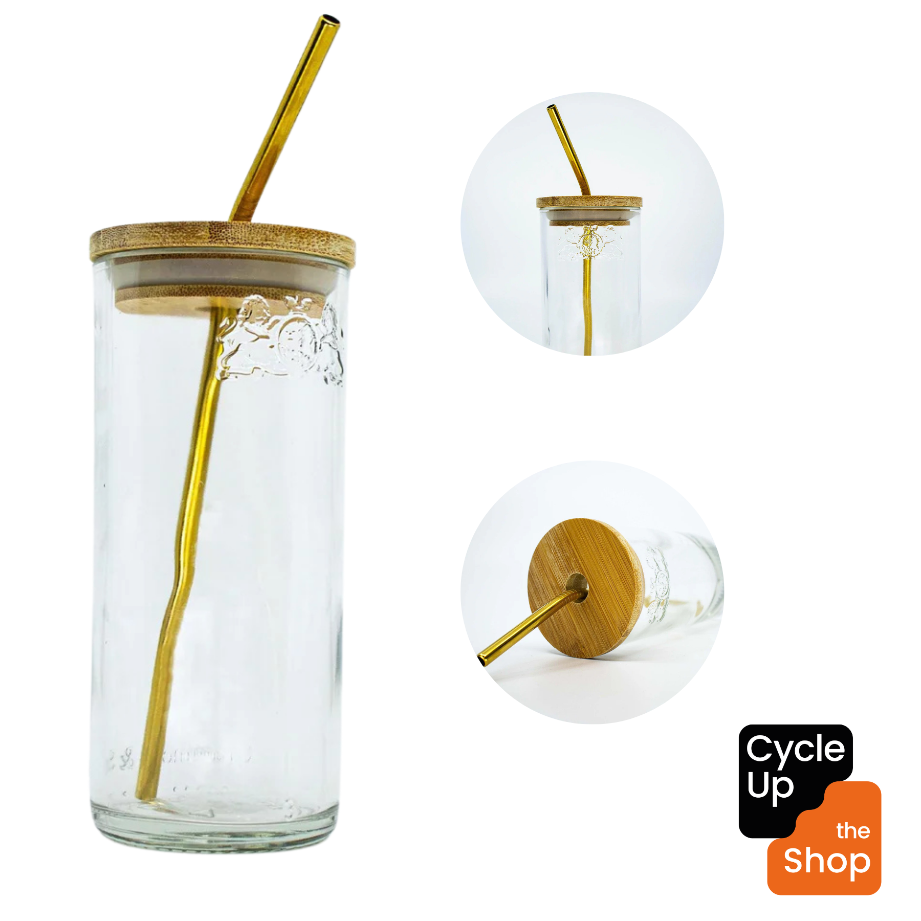 Pottle - Smoothiebeker van oud bierglas