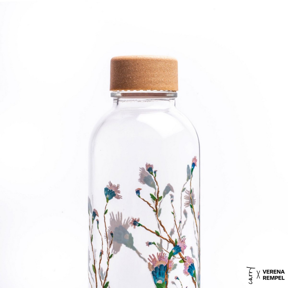 Bovenkant van de drinkfles Hanami met de schroefdop