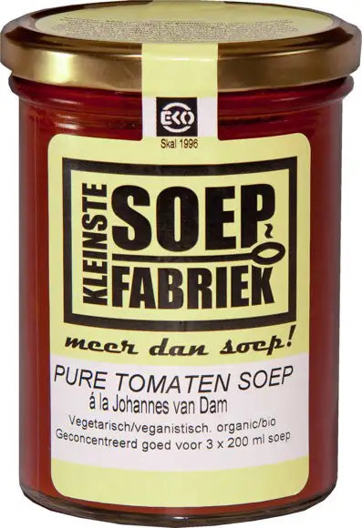 Kleinste Soep Fabriek Pure tomatensoep biologisch 400 ML