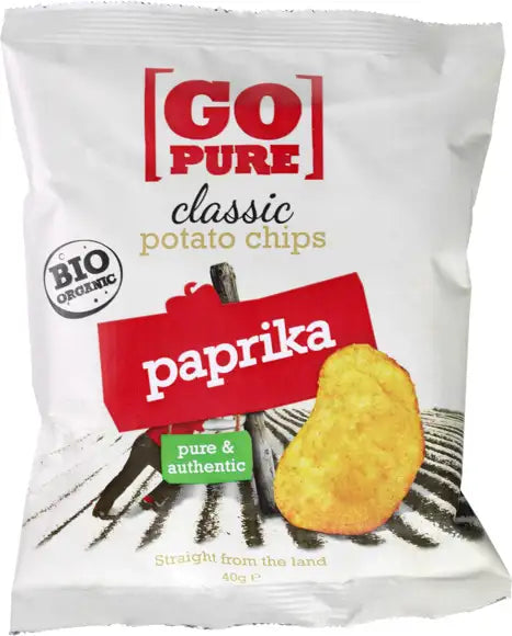 Go Pure classic chips paprika 125g