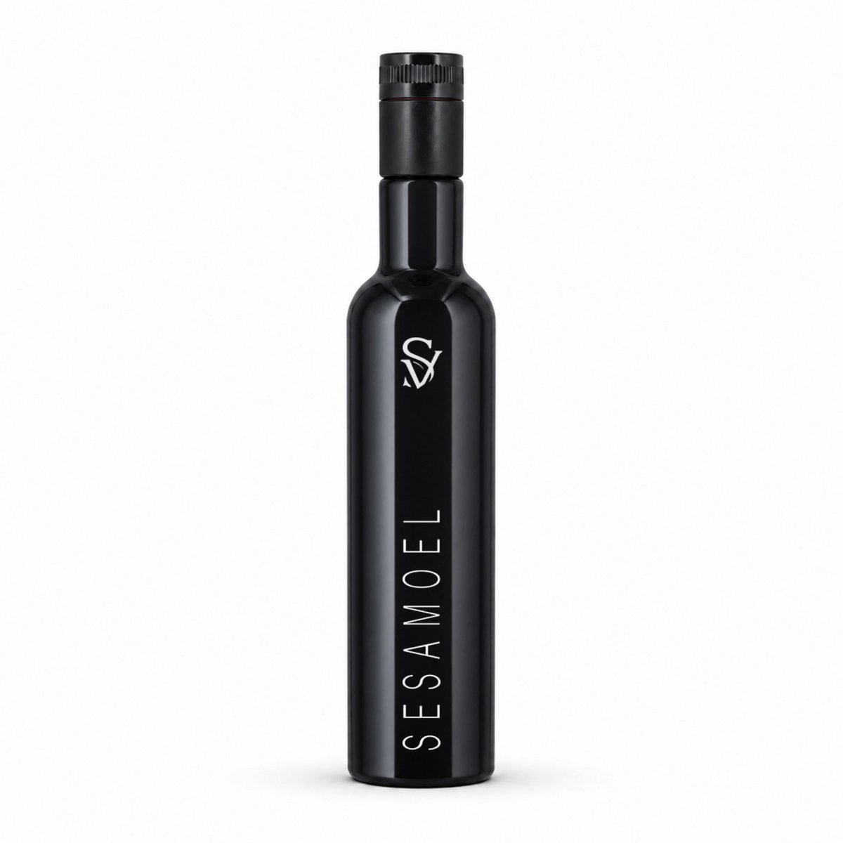 Fles geroosterde sesamolie van SDV Selection in violet glas