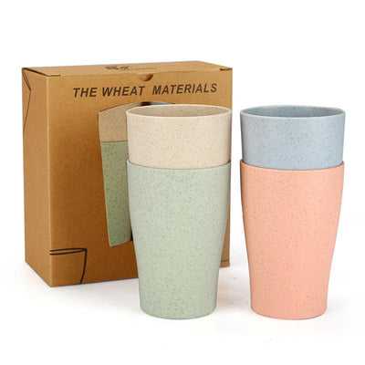Bio-based bekers, set van 4