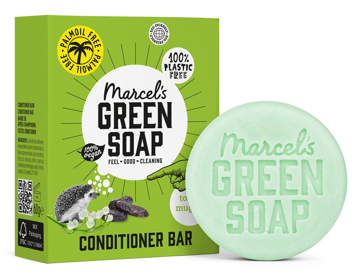 Marcel's Green Soap conditioner bar tonka & muguet