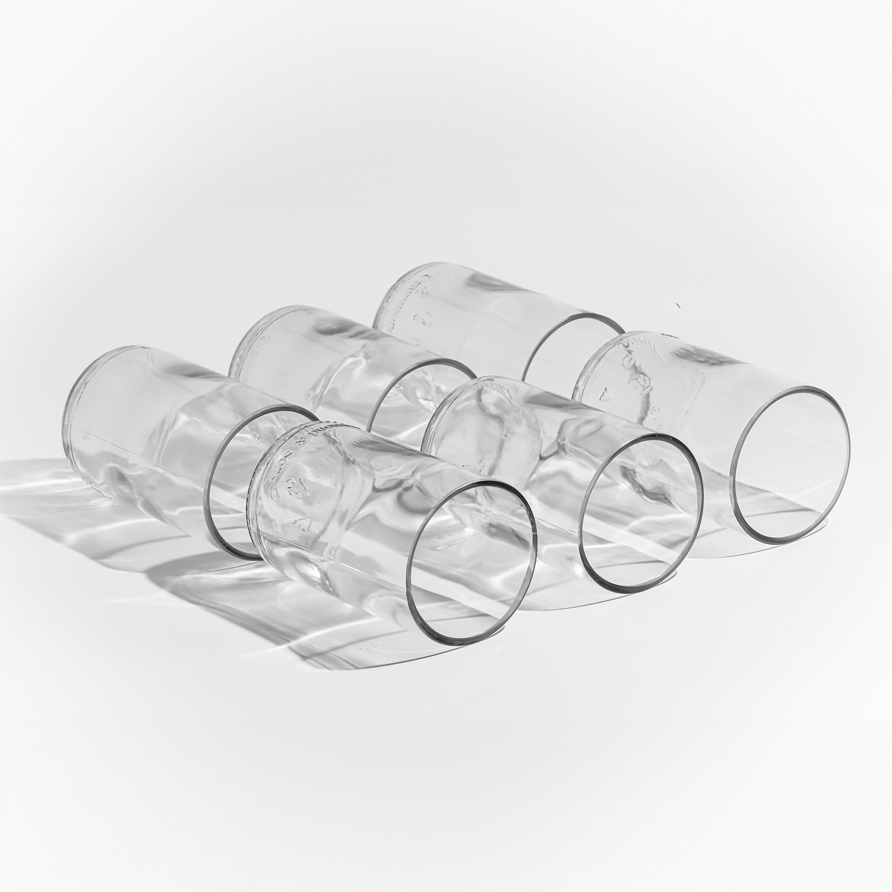 Pottle 6-pack glazen - Transparant - Shop Cycle-Up