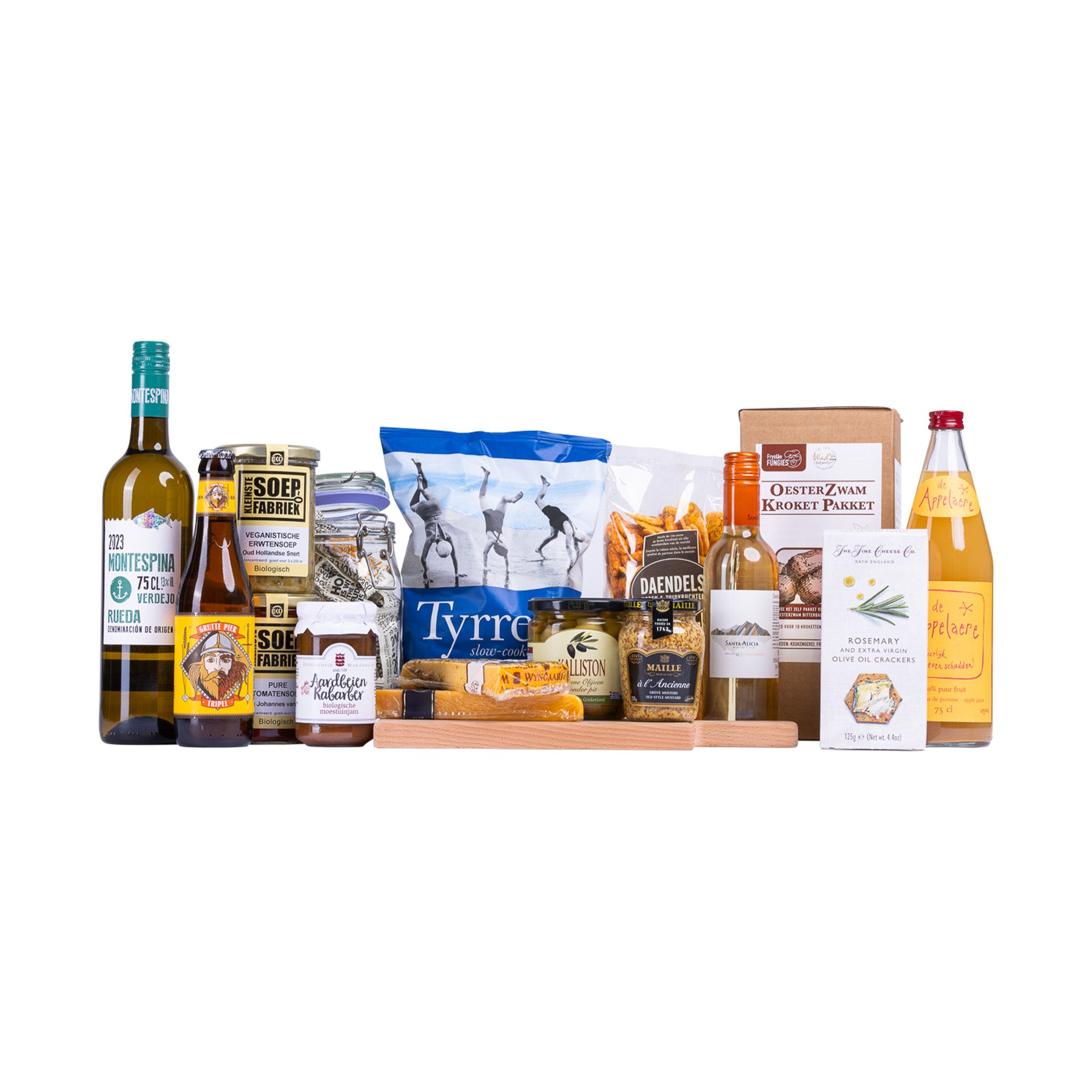 Een duurzaam kerstpakket van Cycle-Up: genieten met borrelartikelen en originele geschenken. 