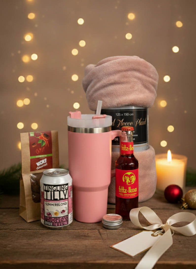 Kerstpakket - Roze verwenning