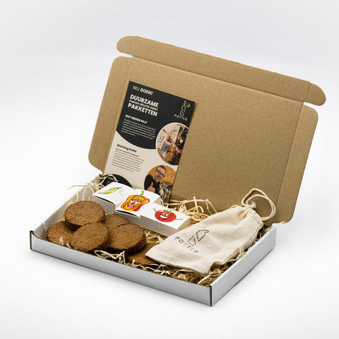 Duurzame cadeaupakketten