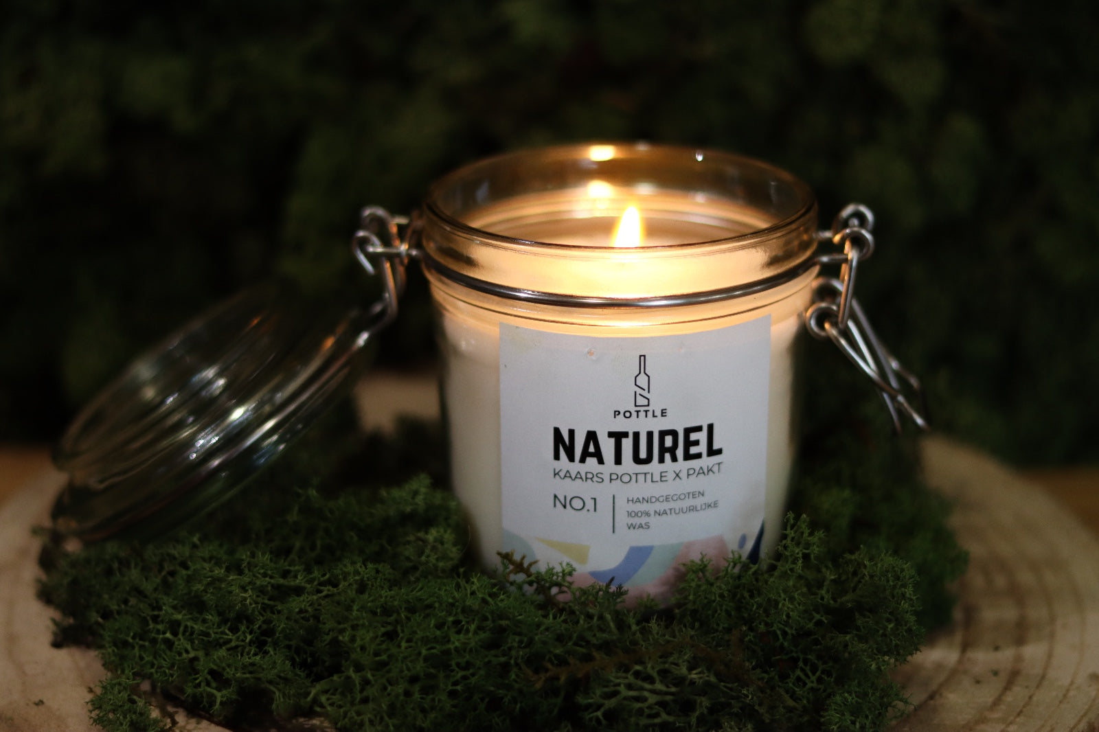 Actie: Pottle X Pakt - Handgemaakte naturel kaars