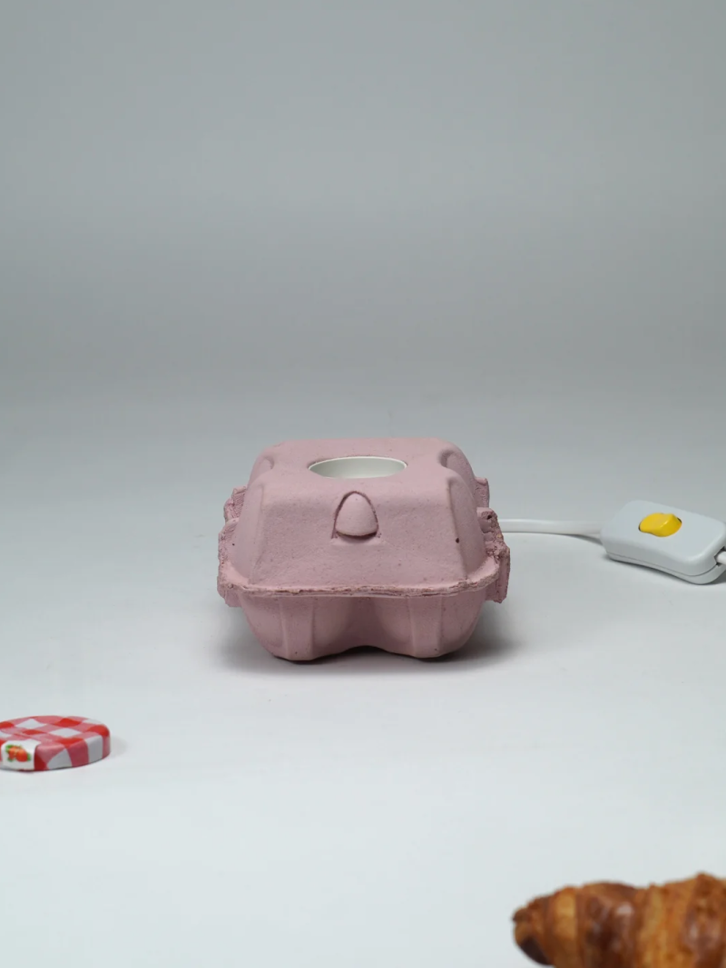 Eierdooslamp Rosé zonder Egglamp, alleen de doos