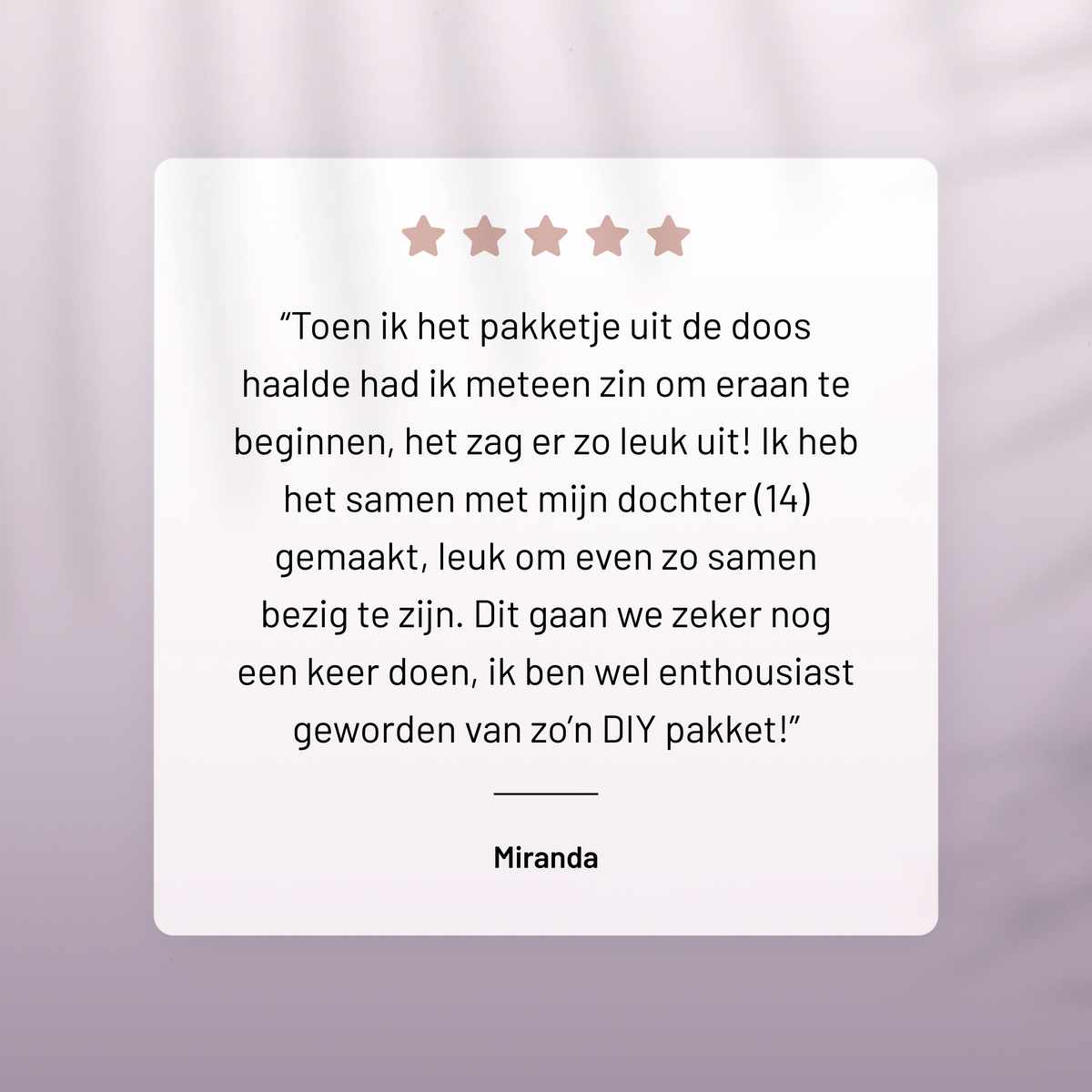 Tweede klantreview over het DIY-pakket bruisballen van Natural Heroes