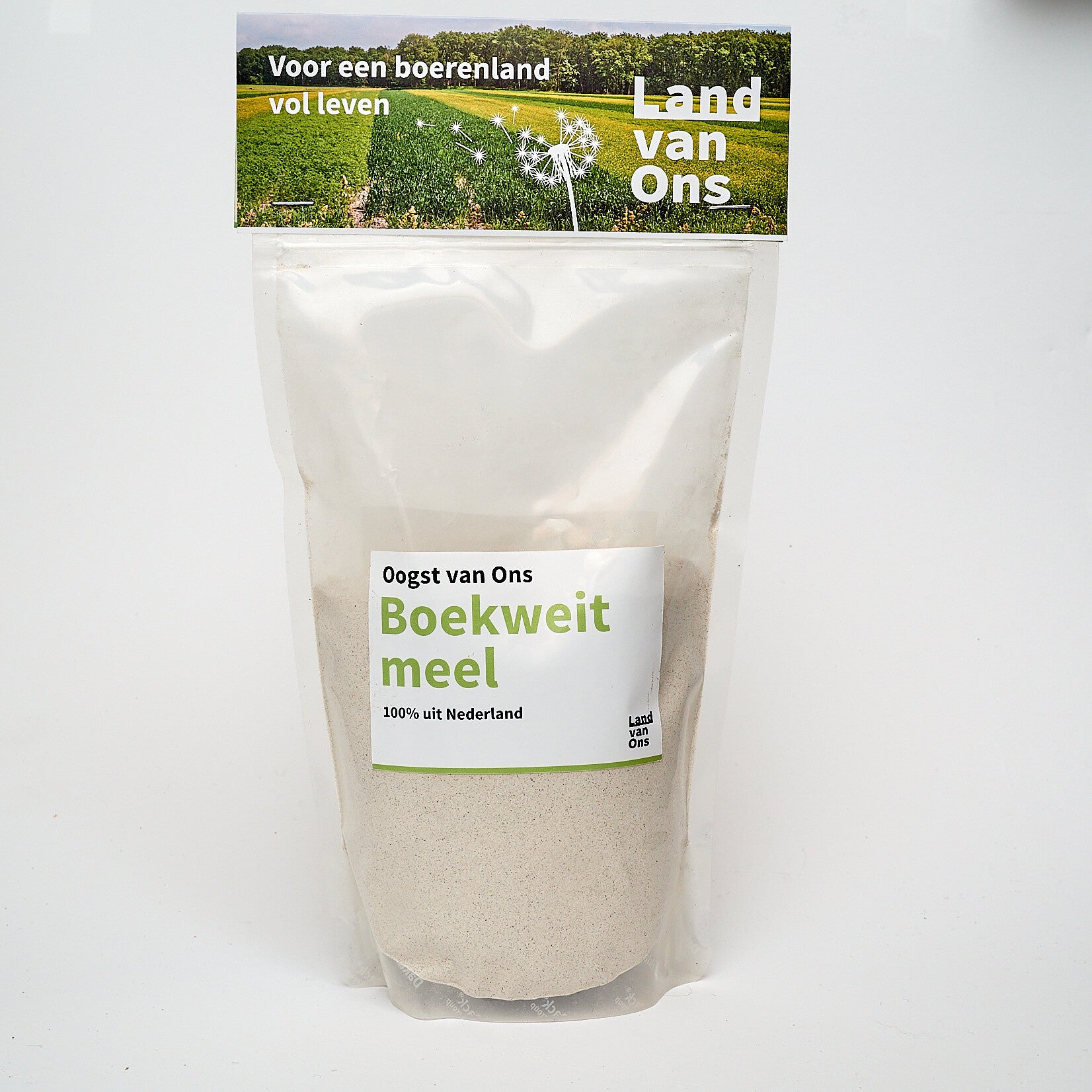 Boekweitmeel en boekweit kasha van Land van Ons