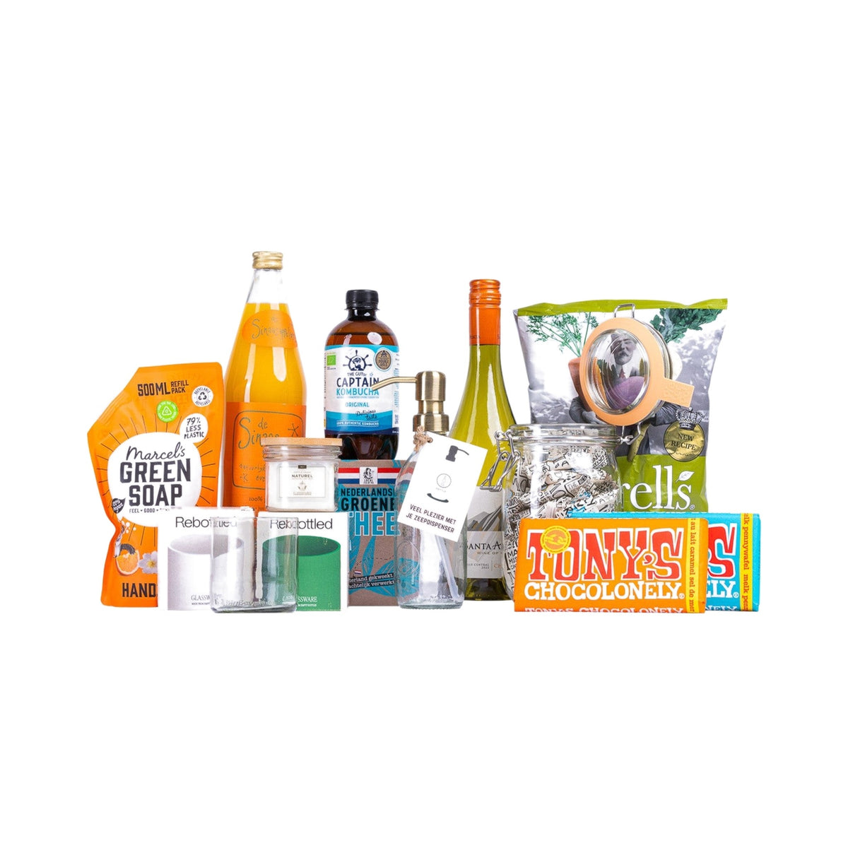 Classic Kerstpakket - L op een witte achtergrond