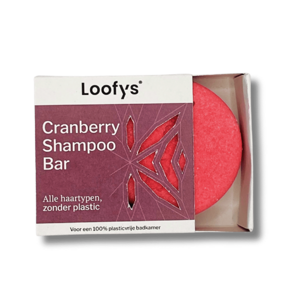 Loofys shampoo bar cranberry