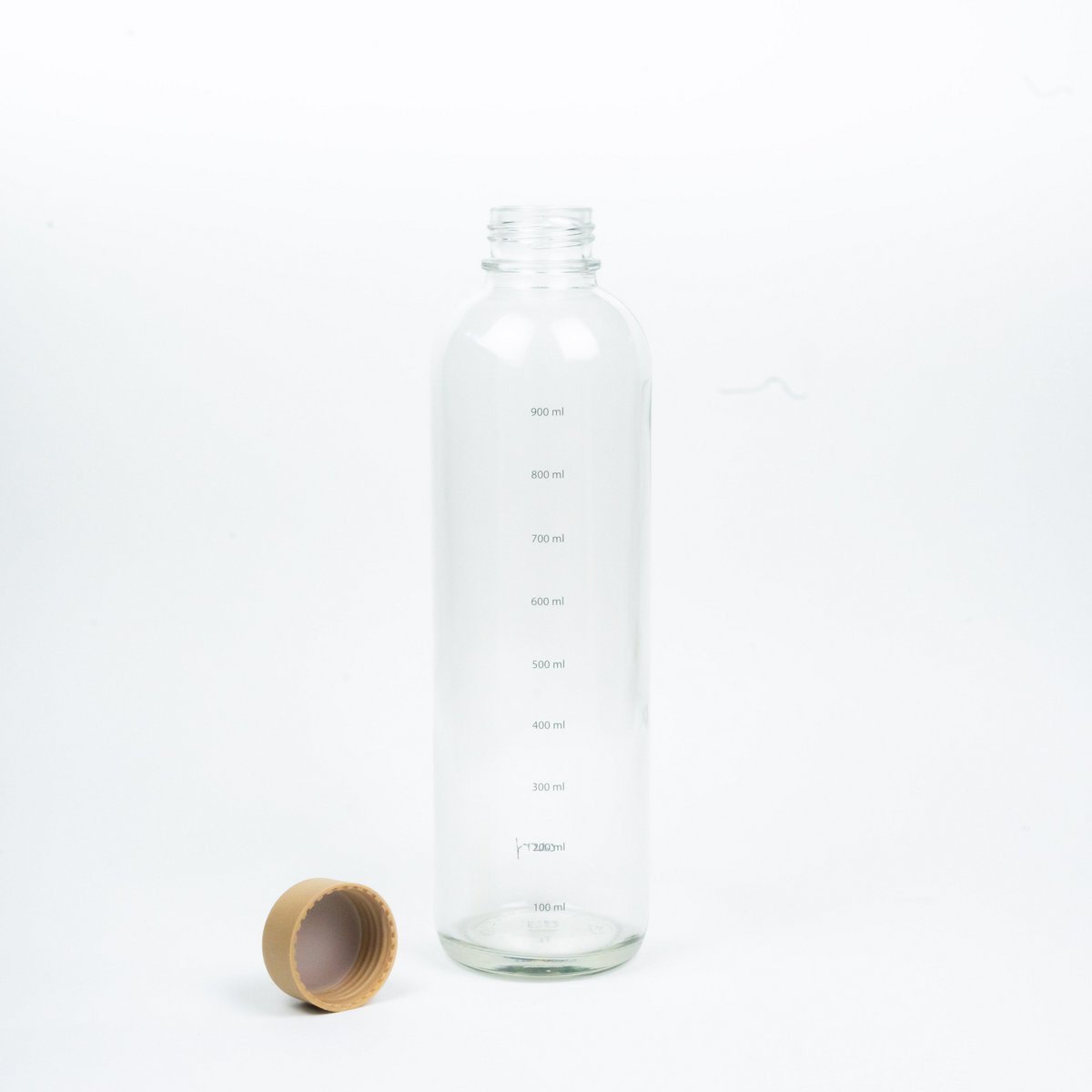 Drinkfles Hydration Booster, open, met de dop ernaast