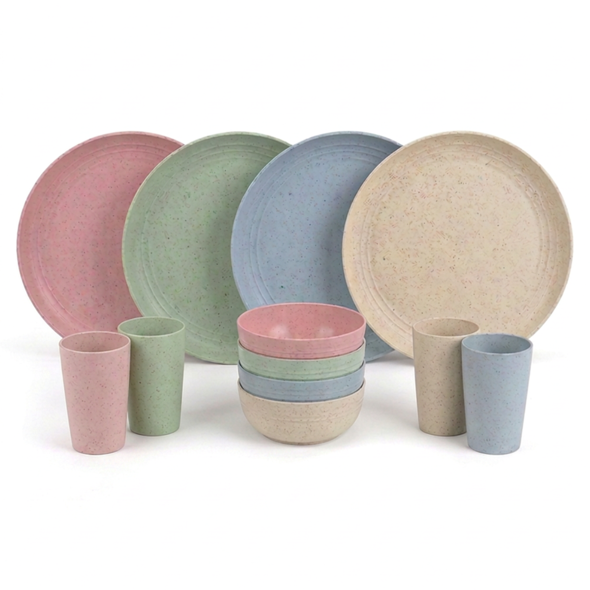 Bio-based servies set 12-delig