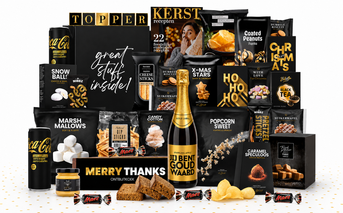Kerstpakket Black & Gold