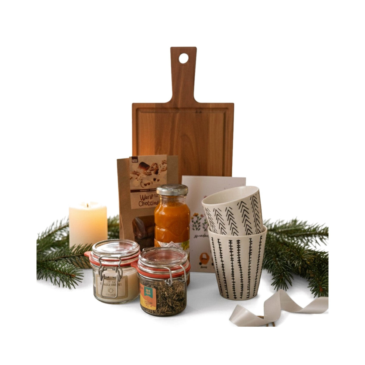 Kerstpakket - Warm kerstgevoel op een witte achtergrond