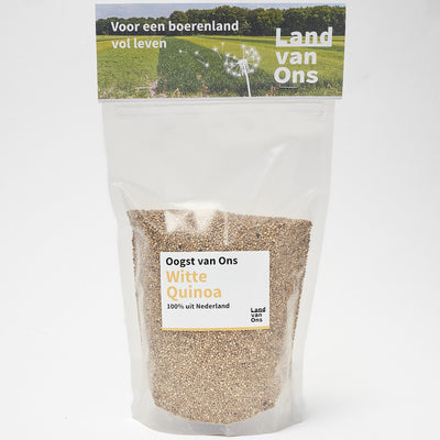 Zak witte quinoa van Land van Ons, Oogst van Ons