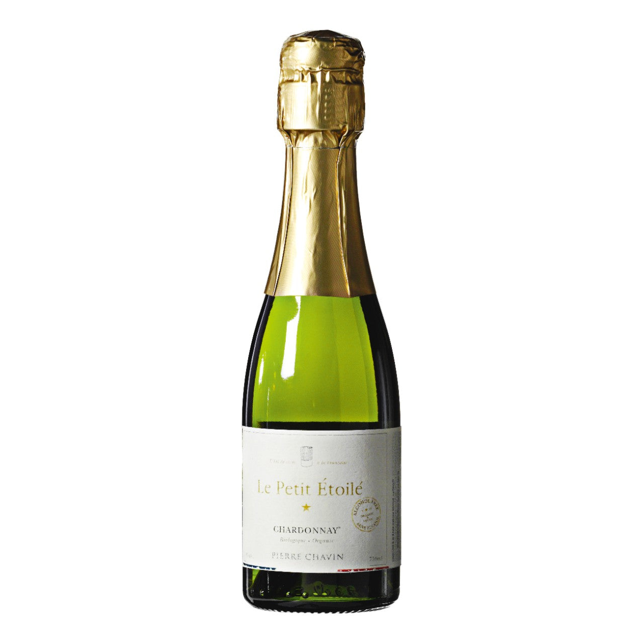 Le Petit Étoile chardonnay Sparkling, alcoholvrij, biologisch 20 CL