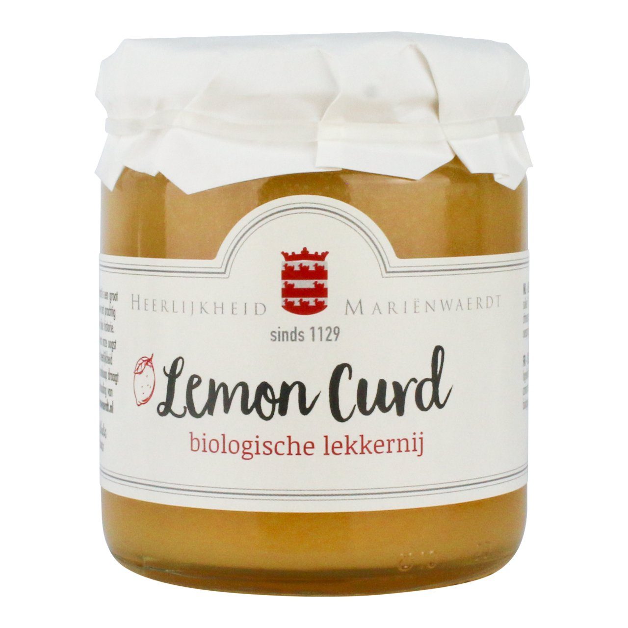 Heerlijkheid Mariënwaerdt biologische lemon curd (270 gram)