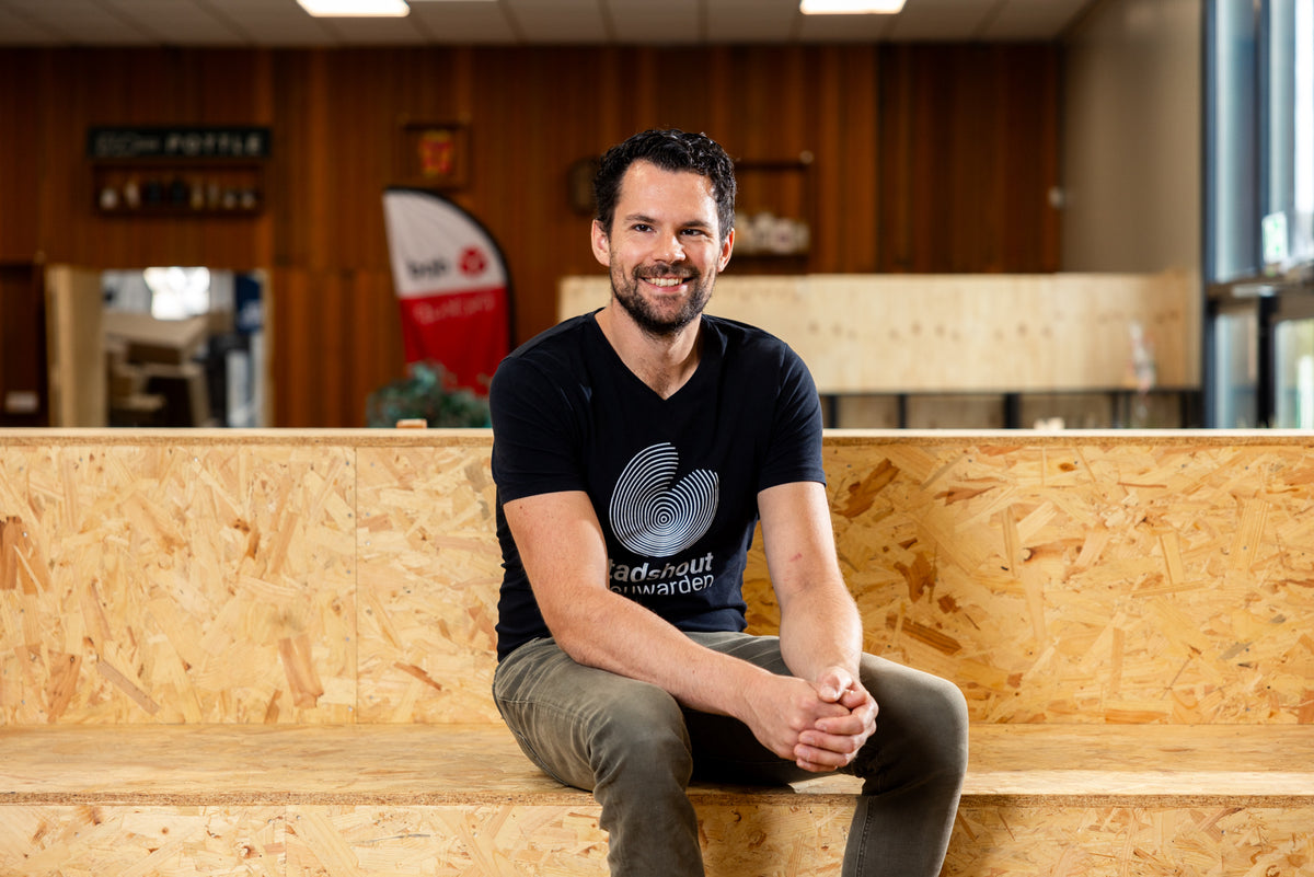 Ithran van Stadshout Leeuwarden in de Cycle-Up HUB