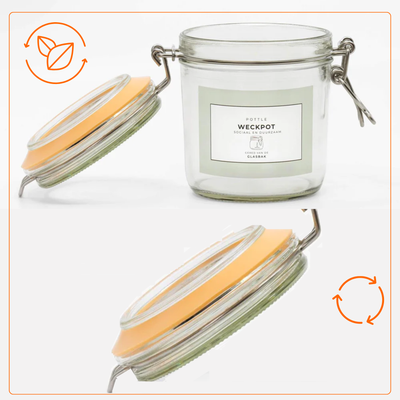 Geredde weckpot van 530 ml, tweede foto